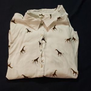 Giraffe button down